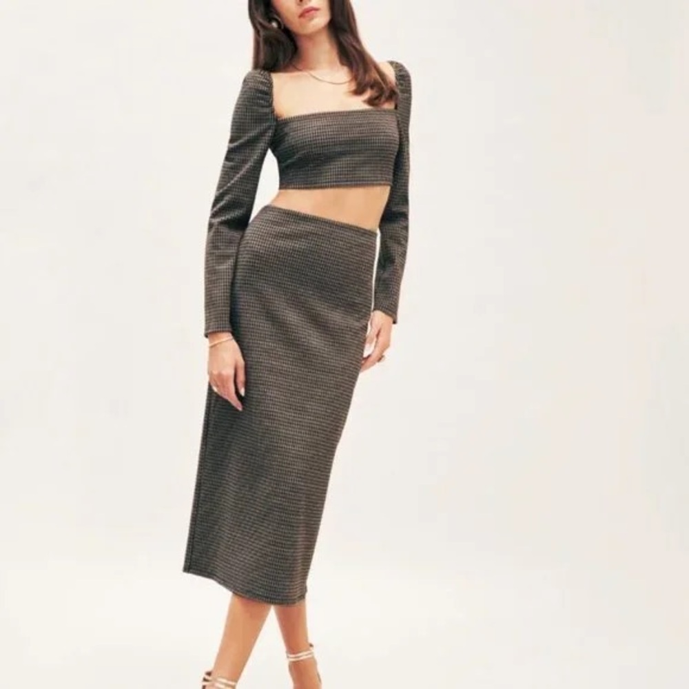 Reformation set (skirt and top)